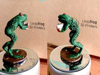 Le Frog by Phill_Luland_3D_Printed_Art
