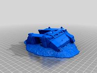 Rhino Wreck for 28mm Gaming by rbross