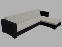 Sofa low poly 3D Model