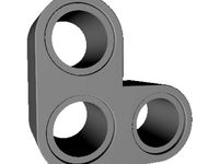 Lego Technic 2x2 Beam 90 degree by maxchambers3