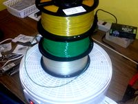 Three Spool Filament Dryer (Dehydrator) by 7ofclubs