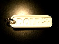 Dolf the dog key chain by Pboek