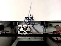 Leapfrog creatr e3D bowden mount  by Mattical