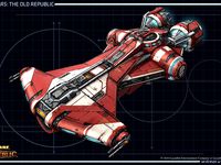 Star Wars The Old Republic Jedi ship by Gargi