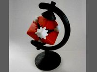 Gearcube Globe Holder by faggahz