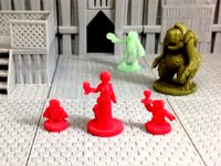 Guild Socialite and ButtleBots (18mm scale) by dutchmogul