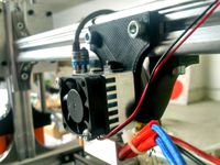 Cyclops/Chymera E3D extruder holder with inductive sensor for K8200  by Perla