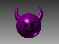 Smiling Devil Emoji by cpester1997
