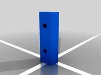 Female - Female Picatinny Rail Mount by 3dtoday1