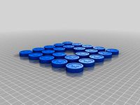 Checker Pieces by Reaju2019