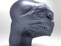 Red Alien BRUTE by carmelonazario