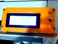 RepRap discount 2004 LCD Display front by APineda