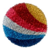 Carpet Childrens Rainbow 3D Model