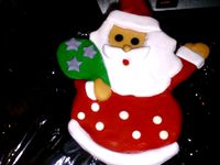 Viejo pascuero molde para ceramica en frio / Santa Claus mold for cold ceramic by YaRock