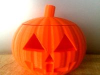 Customizable Jack O' Lantern with Removable Lid by PJHR-CP