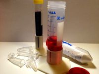 Customizable conical tube stand (cheap DIY measuring cylinders) by phil1425