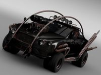 Mad Max Grizzly Bentley Continental GT 2015 3D Model
