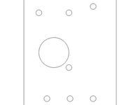 Printrbot Aluminum Extruder Custom Mounting Plate by CloneIt3D