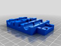 Folger Tech Prusa i3 X Carriage- Auto Level,Cable Tie hoops, Endstop Pusher by srcga