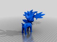 Pokemon - Shaymin both forms 3D model 3D printable