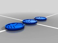 shield tokens HeroClix by MurphN8tor