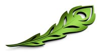 Peacock feather 3D Model