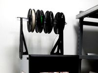 Makerbot Z18 Filament Spool Holder - Strut Type by sbaskir
