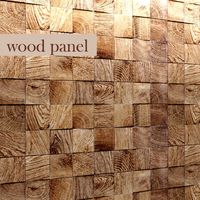Wood panel 3D 3D Model
