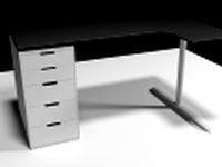 Computer desk 3D Model