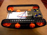 Tamiya tank tread chassis mod for dual gearbox by notthatbrad