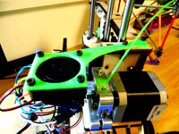 Printrbot Simple 1401 - Fan Holder for Preheating Problems by astemoi