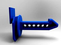 MG Chemical .25kg Filament Spool Holder for Makerbot 2X by i3DGear