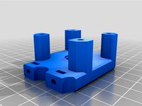 Motormount for Y-Axis - 10mm threaded rods by benzed78