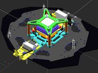 Universal bracket base plate for Tarot 680 Pro by valade