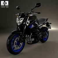 Yamaha XJ6 2014 3D Model