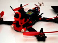 Camera and led mount for sdi few-250 by kristofera