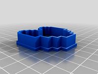 Undertale Heart Cookie Cutter by dougwinning99