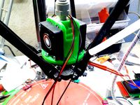 Delta Rostock mini hotend holder by mihatomi