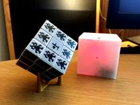 Rubik's cube holder stand by 3E8