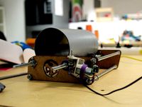 Lasercut frame for the Affordable Rock Tumbler by joo