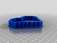 8-bit heart cookie cutter by Mcgamehfd