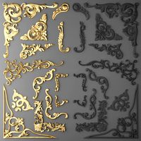 Cartouches SET 3D Model