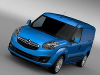 Opel Combo SWB Cargo 2015 D 3D Model