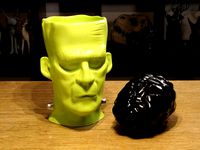 Frankenstein's Monster with Removable Brain  by yeg3d