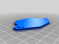 1970s Volkswagen Clock Gauge Blank Plate by 3E8