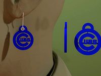 Cubs Earrings. by AwesomeA