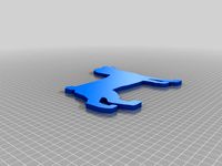 Dog keychain (jack russel) by CorentinRouff