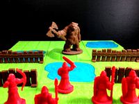 Bear Warrior of the Ironwood (18mm scale) by dutchmogul