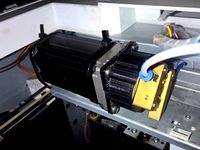 Heavy duty Nema 23 Bowden Extruder sandwich plate by charliepsycho