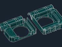 Ormerod 2 extruder fan box by Le4fy
